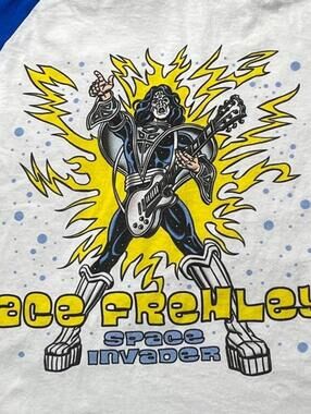 Ace Frehley Kiss Preowned Large 3/4 Sleeve T-shirt